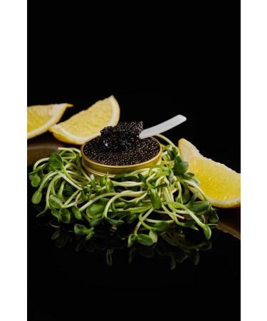 Buy 100g Black Sturgeon Caviar | Siberian Sturgeon Malossol | Tsarine Caviar | Free Express Delivery Worldwide - Buy Online on GoSupps.com