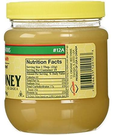 Y.S. Eco Bee Farms Raw Honey 14 oz - Pure, Natural & Organic Sweetener - Buy Online on GoSupps.com