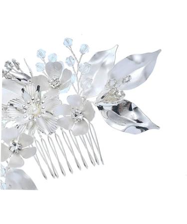 Angoily Wedding Headwear Accessory for Girls Wedding Comb Crystal Decor Hairdressing Side Comb Rhinestones Straight Teeth Comb Bridal Veil Vintage Bride - Buy Online on GoSupps.com