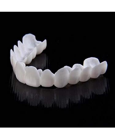 CZsy 2 Pairs Instant Veneers Dentures for Men and Women,Customizable Temporary ?Fake Teeth,Teeth Improve Smile
