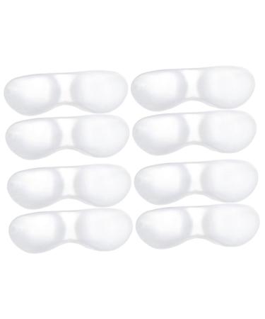 FOMIYES 4 Pairs High Heels Stickers Comfortable Heel Stickers High Heel Insoles Heel Stickers Heel Pads Shoe Inserts Portable Heel Liners Fudge Pu Outdoor Miss