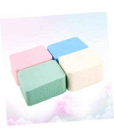 FRCOLOR Set of 4 Washing Up Sponge Makeup Powder Puff Makeup Sponge Powder Puff for Face Natural Sponge Diamond Sponge Puff Makeup Puff - Buy Online on GoSupps.com