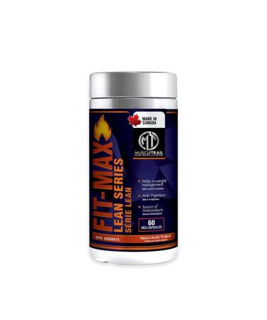 MUSCLETRAIL Fit Max Lean Series 600mg Green Tea Extract 15mg Cayenne Aids Digestion Rich Source of antioxidants Supplement for Recovery & Performance Boost (60 Veg-Capsules)