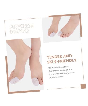 Healifty Toe Protector Cap 6 Pairs - Anti-friction Silicone Sleeves for Hallux Valgus - Toe Guards for Costume Accessories - Buy Online on GoSupps.com