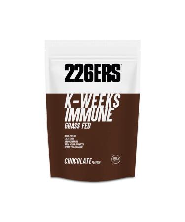 226ERS KWI Whey Isolate Protein for Immune System with Colostrums Collagen Royal Jelly Echinacea Megaflora 9 EVO (Probiotics and Prebiotics) and Carbohydrates - Chocolate - 1 kg