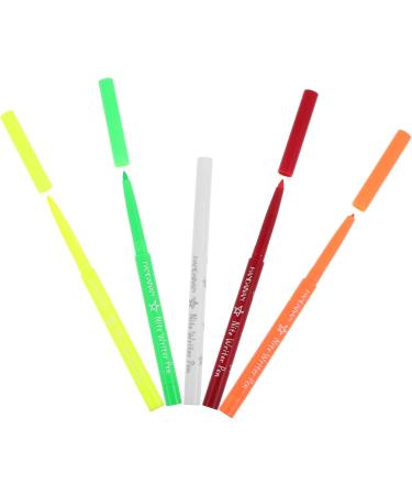 Healeved 15 Pcs Halloween Paint Pen Eyeliner Pen Eyeliner Fluorescence Make up Highlighter Eye Liner Plastic 12.00X0.80X0.80CMx3pcs Assorted Colorx3pcs - Buy Online on GoSupps.com