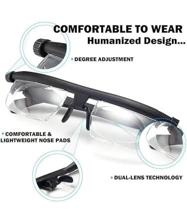 Buy Flex Focus Glasses - Adjustable Dial Vision & Lenses (2PCS) | International Shipping Available - Buy Online on GoSupps.com
