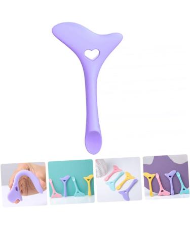 SOESFOUFU Eyeliner Aid Candy Lipstick Pink Tools Eye Makeup Eyeliner Guide Template Eyeshadow Pads Stencils Eyeshadow Guide Face Cream Spoon Eyeshadow Aids Violet Seal 11.7X5.9CM Violet - Buy Online on GoSupps.com