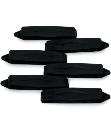 Dog Hair Clip Set - 6 Diamond Clips in Black - Perfect for All Breeds - International Shipping Available - Buy Online on GoSupps.com