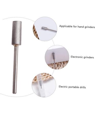 Housoutil 1pc Tungsten Steel Grinding Head Nail Drill Nail Grinding Electric Nail Filer Nail Accessories Acrylic Nails Drill Bit Nail Art Tools Nail Polishing Heads Pedicure Electrical Tools 4x0.5cm Silver - Buy Online on GoSupps.com
