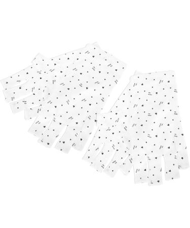 minkissy 6 Pairs Nail Gloves Uv Lamp Glove for Gel Nails Uv Protection Gloves for Manicures Gel Nail Protector Nail Art Protective Gloves Anti- Miss Polyester - Buy Online on GoSupps.com
