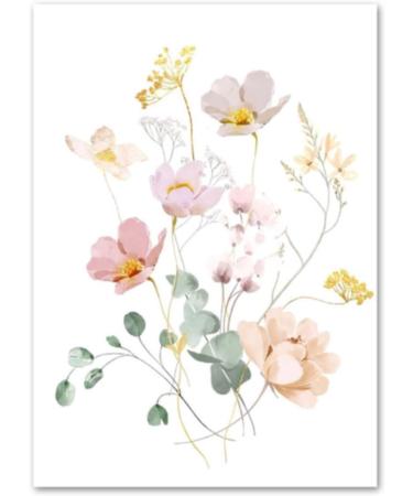 Herfair 3 Set Rainbow Flower Posters for Nursery - Boho Wall Art for Baby Room & Children's Decor (30x40cm) - Unframed - Buy Online on GoSupps.com