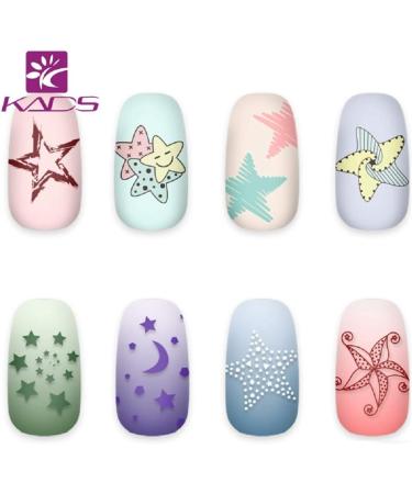 KADS Star Pattern Nail Art Stamping Plate - Manicure Print Image Template FA027 - Buy Online on GoSupps.com