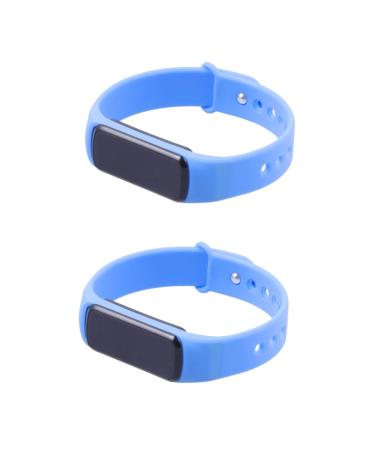 Supvox 2st safety arm bands silicone bracelets for children sleep monitor for children intelligent bracelet band for boys waterproof children's watch young colored light music fitness