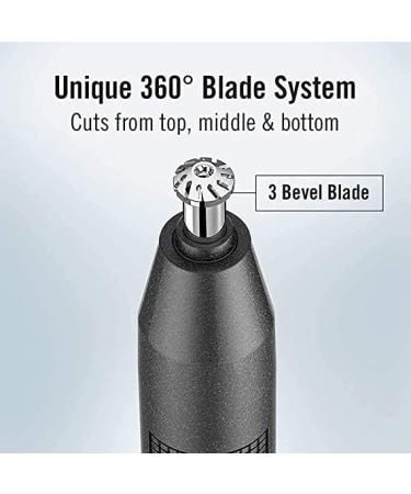 Professional Battery-Operated Ear and Nose Hair Trimmer - Painless Eyebrow & Facial Hair Clipper for Men & Women - Easy to Use Unisex - Buy Online on GoSupps.com