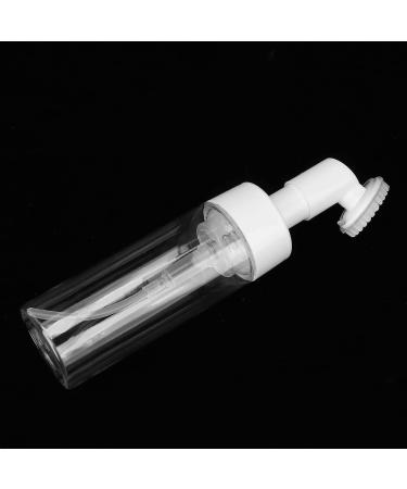 Buy Foam Bottle with Brush - Pump Bottle for Facial Cleanser | Round Concave Bottom & Silicone Brush Head - International Shipping Available - Buy Online on GoSupps.com