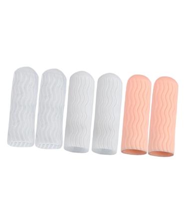 FRCOLOR 3 Pairs Cots Support Mini Turtles for Injury Silicone Mitts Hand Caps Cover Five Fingers Men and Women Sebs