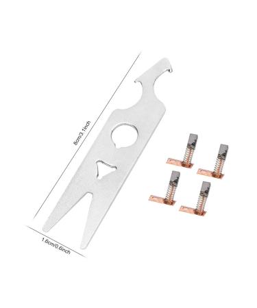 Carbon Brush Set for Nail Drills - 2 Pairs Handpiece Accessories & Wrench for Salon & Home Use - Buy Online on GoSupps.com