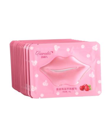 20pcs Cranberry Crystal Lip Mask - Natural Collagen Peeling & Moisturizing Lip Care for Beauty - Buy Online on GoSupps.com