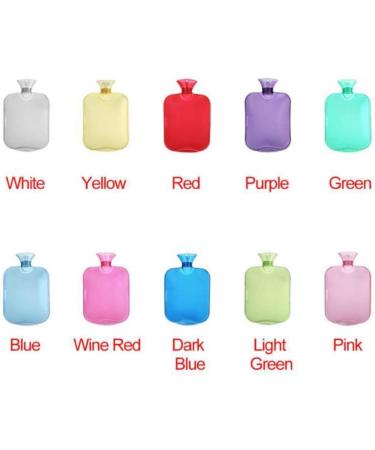 2000ml Heat Bottle with Cover - Thick PVC Hot Water Bag Transparent & Explosion-Protected | Perfect for International Shipping - Buy Online on GoSupps.com