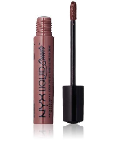NYX PROFESSIONAL MAKEUP Liquid Suede Cream Lipstick - Brooklyn Thorn (Deep Brown With Purple Undertones) Brooklyn Thorn 0.13 Fl Oz (Pack of 1)