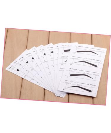 Angoily Eyebrow Card 30 Pcs Eyebrow Stencil Template Eyebrow Shaping Kit Eyebrowhack Eyebrow Templates Mold Suite Unibrow mediumx3pcs As Shownx3pcs - Buy Online on GoSupps.com