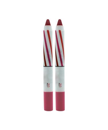 Night And Day Lip Plumper 2pc Lipstick Pencil Lip Liner Velvet Silk Lip Gloss Makeup Long Lasting Lipliner Pen Sexy Lip Tint Cosmetic Novice Easy To Use High Shade Velvet Mist Lipstick Lip Glass One Size M