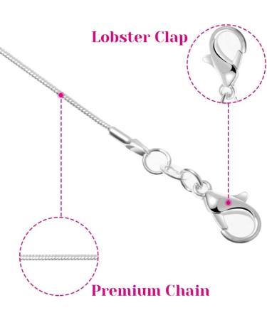 Paxcoo 30 Pack Bulk 24 Inch Silver Plated Snake Chains for Jewelry Making - 1.2mm - Buy Online on GoSupps.com