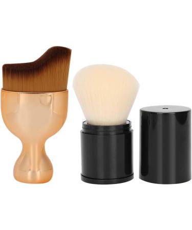 Verdant Touch Face Makeup Brush Curved Foundation Blush Brush Soft Makeup Tool Cosmetic Brush - Buy Online on GoSupps.com
