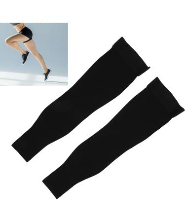 Buy Sonew Thigh-High Compression Stockings - Black S to XXL | Toe-Free Long Leg Gores for Men & Women | Non-Slip Travel & Sports Socks - Buy Online on GoSupps.com