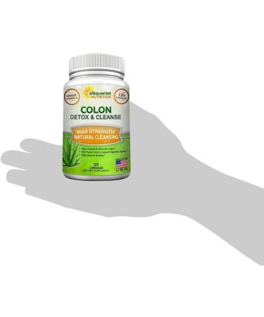 Max Strength Pure Colon Cleanse for Weight Loss - 120 Capsules | Natural Detox Cleanser for Digestive Health | Diet Supplement for Men & Women - Buy Online on GoSupps.com