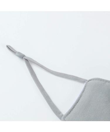 Yliquor Cute Print Face Mask Reusable Children Outdoor Washable Embroidery Warm Protection Facial Cotton Covering Breathable Seamless (1 pc Gray) - Buy Online on GoSupps.com