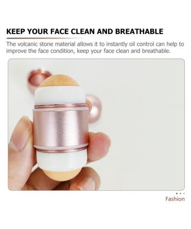 Beaupretty Volcanic Stone Oil Absorbing Stick - Best Face Roller for Oil Control & Skin Care | Double Head Design - Buy Online on GoSupps.com