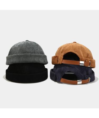 VIAUMBR Docker Cap Hat - Olive Fisherman Cap for Men & Women (Size 56-60) | International Shipping Available - Buy Online on GoSupps.com