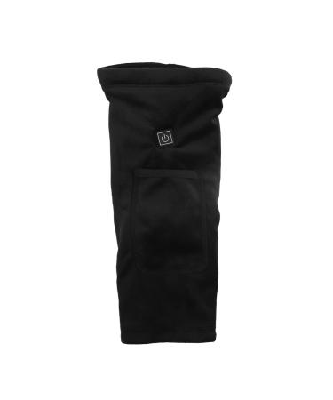 Heated Knee Support Wrap 3 Gears Adjustable Heat Support USB Charging Electric Heating Knee Warmer Support Fleece Brace Electric Heated Knee Pads (S)