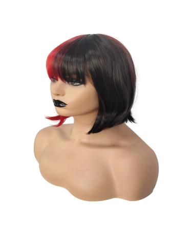 Short Brown Bob Wig for Women - Synthetic Curly & Straight Styles for Cosplay & Parties - Vintage 50s 60s 70s 80s - Buy Online on GoSupps.com