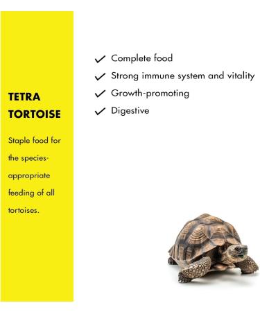 Tetra Tortoise Main Food for All Terrestrial Turtles for Proper Nutrition 500 ml - Buy Online on GoSupps.com