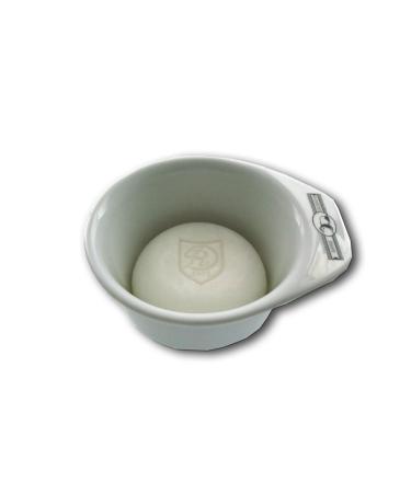 Golddachs shaving pot white with handle with soap 60 g
