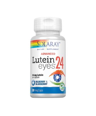 Solaray Advanced Lutein Eyes 24  24 mg 30 VegCaps