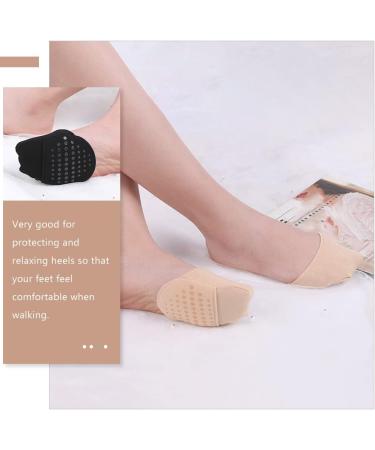 8 Pairs Metatarsal Socks - Invisible Sole Pad Half Palm Sock & Silicone Toe Sleeves for High Heels - Comfort Liner for Front Feet - Buy Online on GoSupps.com