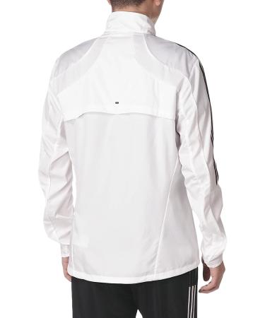 adidas Men's Marathon Jacket 3-Stripes XL - White/Black - Buy Online on GoSupps.com
