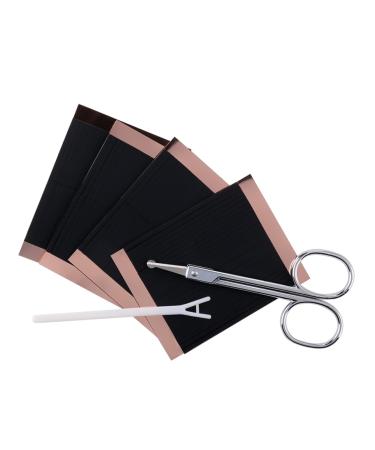 Housoutil 1 Set Beauty Stickers Eyeliner Eye Stick Woman Beauty Scissors Double Sided