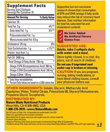 Fish Oil Burp-Less 1200mg with 360mg Omega 3 - 150ct | High Potency Omega-3 Supplement - Buy Online on GoSupps.com