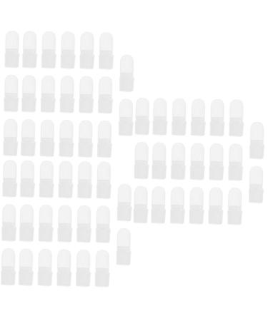 Healeved 60 Pcs Nail Case Nail Soaker Cap Nail Art Gel Nail Varnish Cover Peel off Cuticle Protector Nail Polish Tip Nail Polish Soaker Nail Polish Varnish Cover Manicure Armor Set Plastic 4x2cmx3pcs As Shownx3pcs