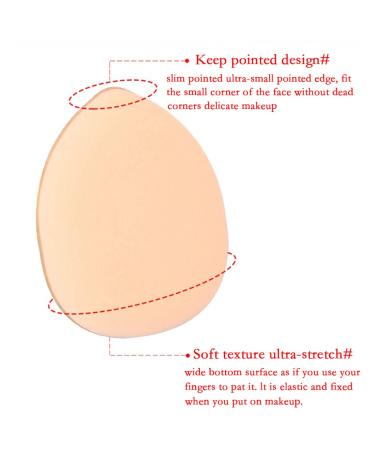 Bodya Mini Finger Powder Foundation Sponge - Wet & Dry Makeup Applicator for Smooth Finish - Ideal for BB Cream Concealer & Cosmetics - Buy Online on GoSupps.com