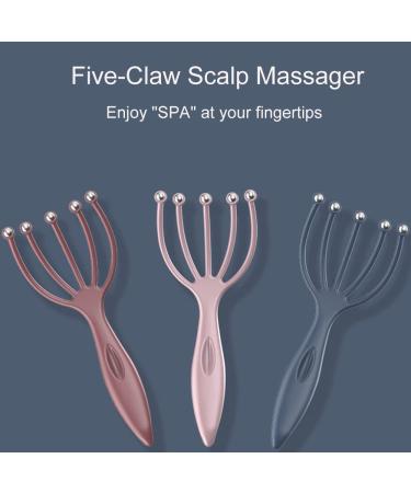 5-Claw Scalp Massager for Stress Relief and Relaxation - Manual Head Massage Tool for Tiredness and Refreshing Experience - Wet and Dry Use - Unisex - Buy Online on GoSupps.com