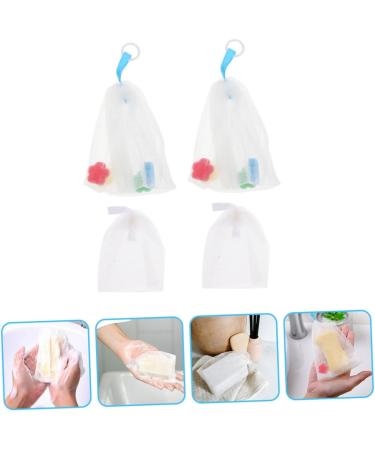 Baluue 4pcs Foaming Net Facial Foaming Nets Foamer Pouches Soap Pouch Pe - Buy Online on GoSupps.com