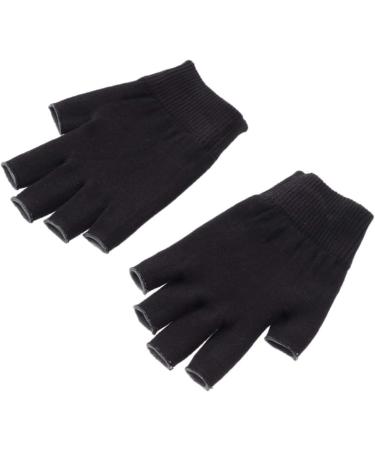 Ipetboom 2 Pairs Moisturizing Gloves Black Gloves Whitening Glove Spa Glove Hydrating Glove Gel Gloves Mositurizing Glove Fingerless Apparel - Buy Online on GoSupps.com