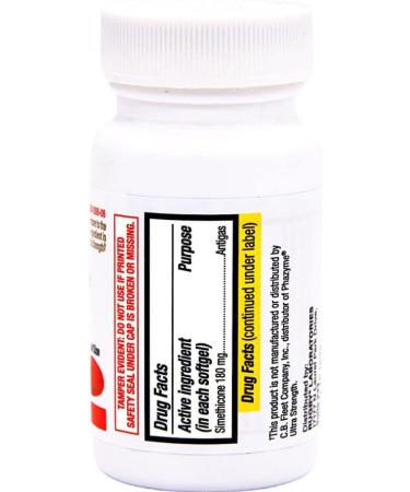 Rugby Ultra Strength Simethicone Antigas Softgels - 60 Count - Buy Online on GoSupps.com