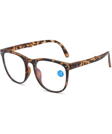 Stylish Anti-Blue Light Folding Glasses for Women - 6105 Black Frame - 2.50 Reading Glasses - Buy Online on GoSupps.com